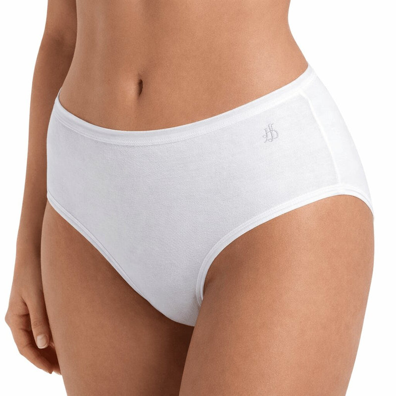 Slip Donna Bianco Midi in Cotone Elasticizzato Laura Biagiotti 92002