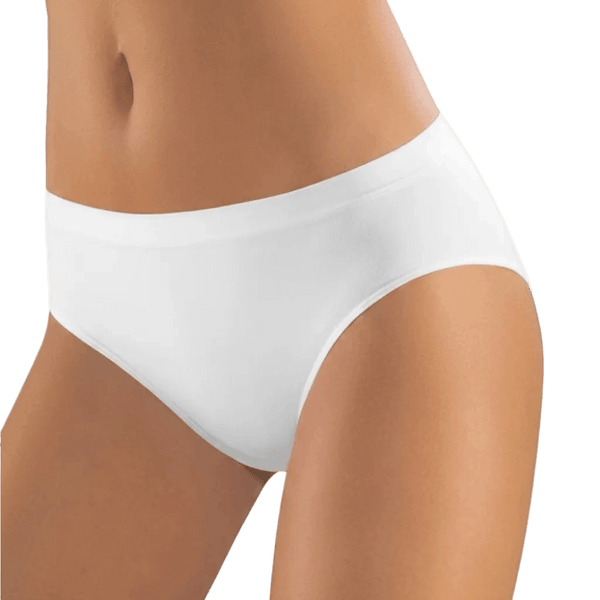Slip Donna Bianco Sgambato Seamless Vita Alta Bellissima 014
