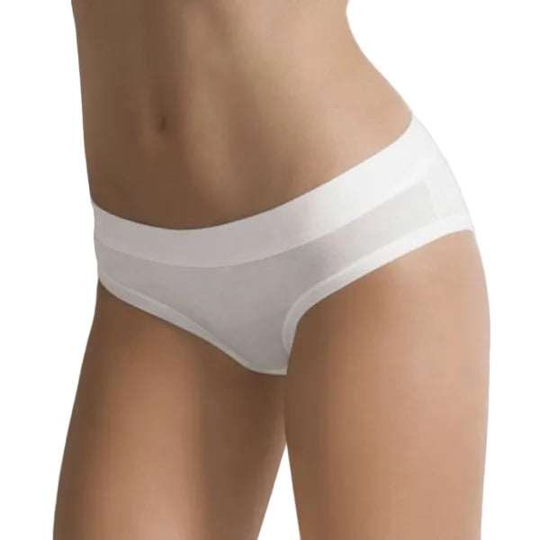 Slip Donna Bianco in Cotone Elasticizzato Cotonella GD00180 – Confezione 6 Pezzi