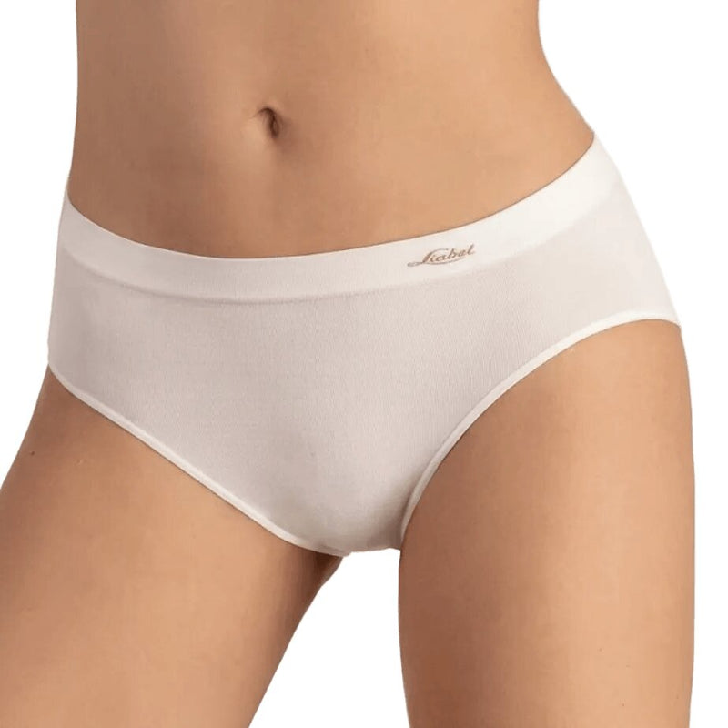 Slip Donna Liabel Bianco Vita Alta in Microfibra Seamless