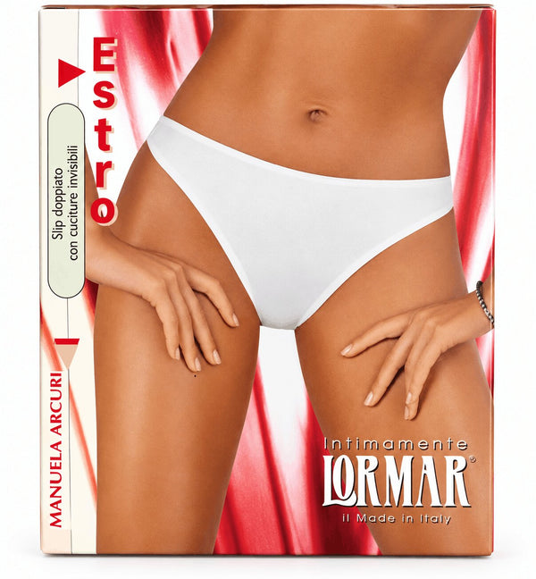 Slip Donna Lormar Estro in microfibra liscia con cuciture piatte