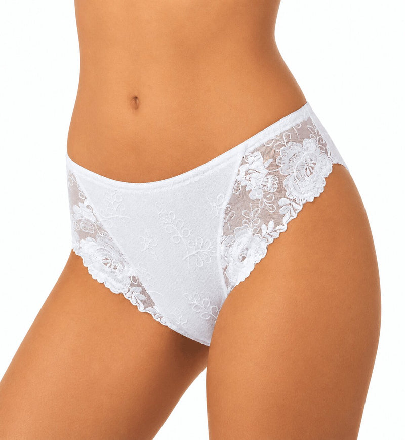 Slip Donna Papillon 3484 in Microfibra con Pizzo Macramè