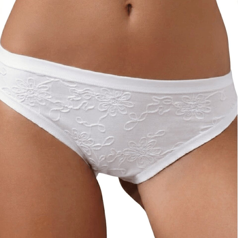 Slip Donna bianco Lovelygirl in Cotone Modal Elasticizzato 1990