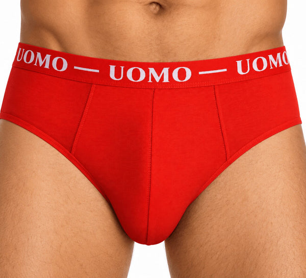 Slip Uomo 118 in Cotone Elasticizzato Rosso