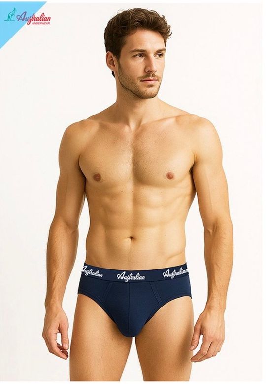 Slip Uomo Australian Mantri111 in Cotone Elasticizzato - Confezione 3 Pezzi