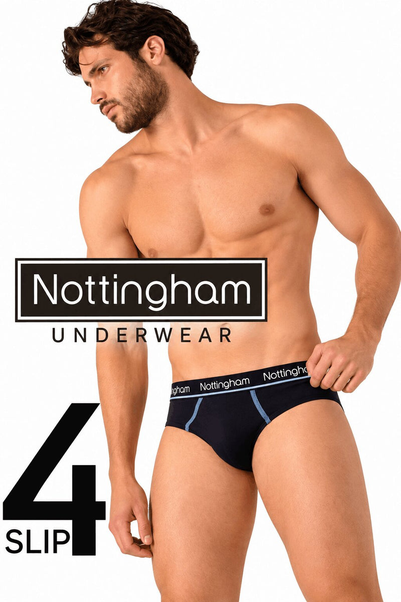 Slip Uomo Nottingham 14939 moda in cotone elasticizzato con elastico esterno