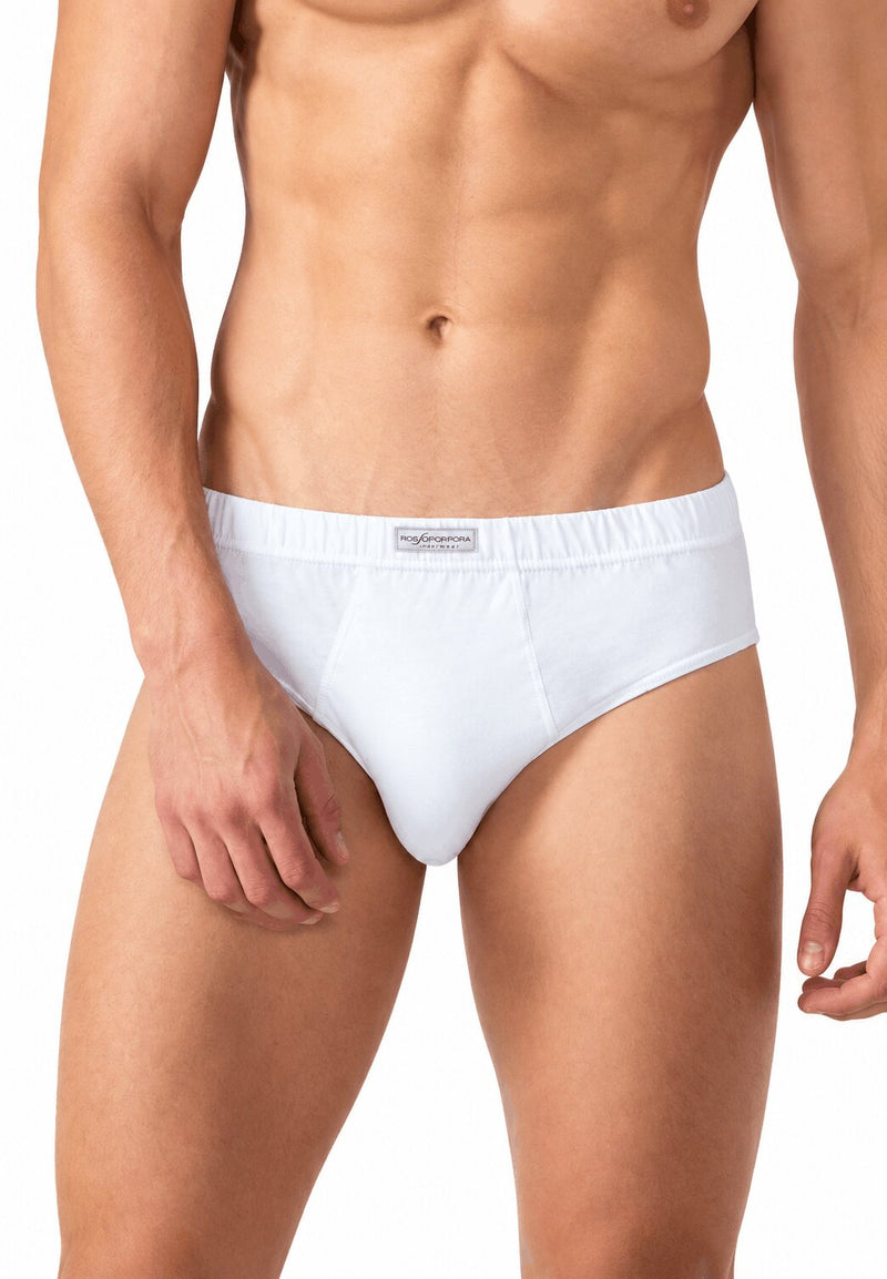 Slip Uomo Rossoporpora 270 in Cotone Makò