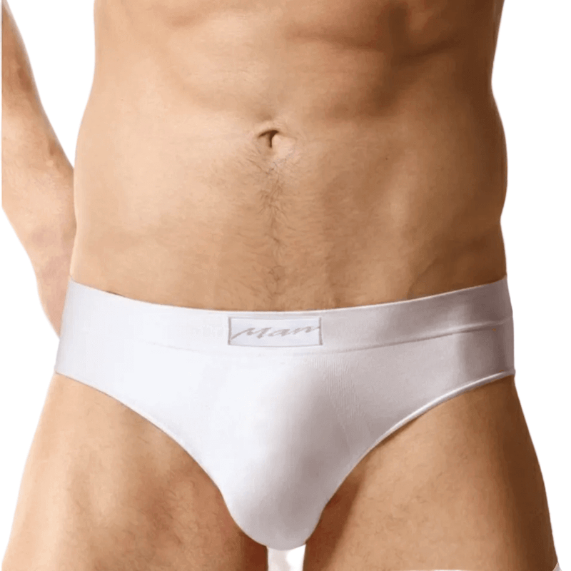 Slip Uomo in Microfibra bianco Seamless Intimidea (3 Pezzi)