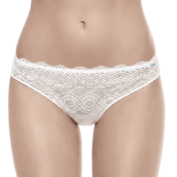 Slip intimo bianco donna pizzo elasticizzato Infiore HAPPY 3100