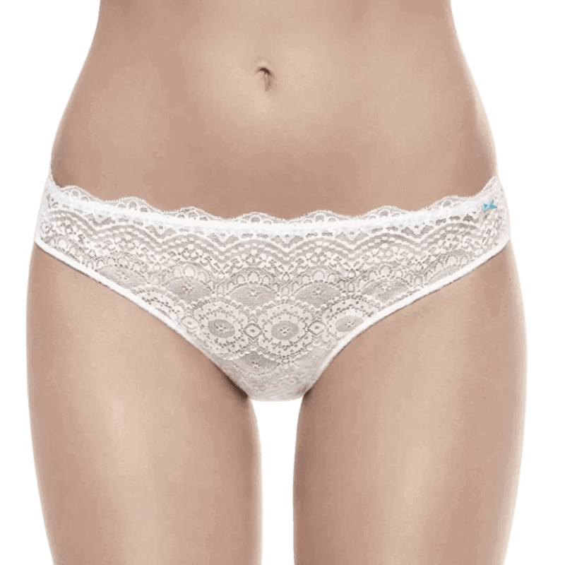 Slip intimo bianco donna pizzo elasticizzato Infiore HAPPY 3100