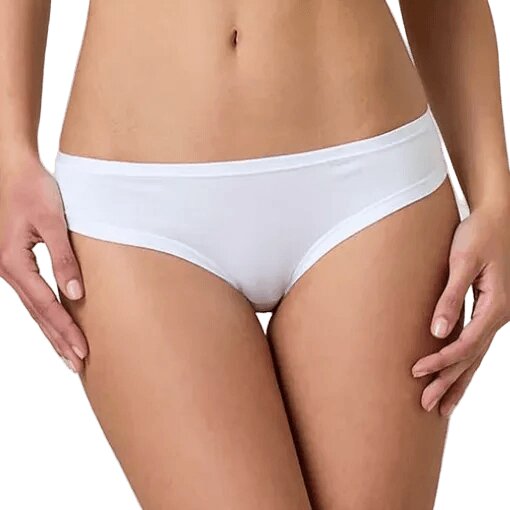 Slip intimo donna bianco vita bassa cotone modal Jadea 785