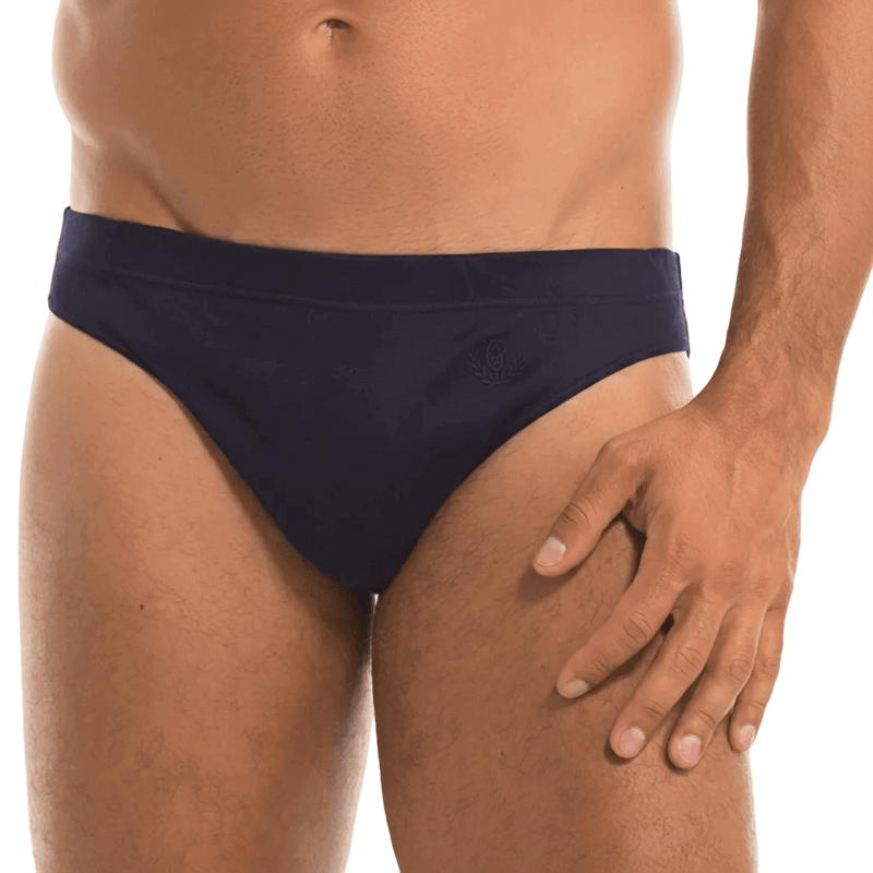 Slip intimo uomo blu in filo di Scozia colorato 100% cotone Garda