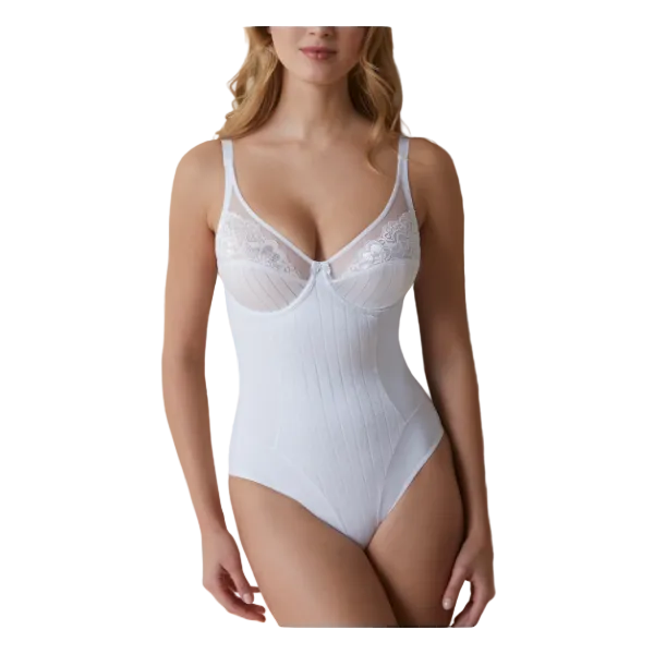 Body Donna Bianco con Ferretto Coppa C Selene Mariluz