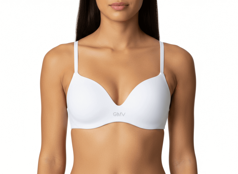 Reggiseno Donna Gianmarco Venturi Luna Imbottito in Microfibra con Ferretto