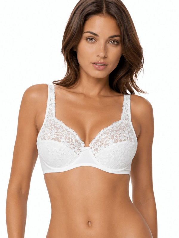 Reggiseno balconcino con ferretto Lepel Belseno 991 in pizzo e cotone