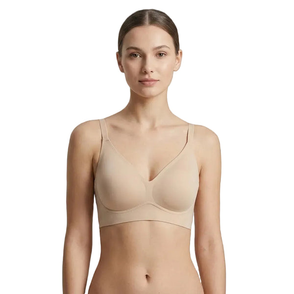 Reggiseno Donna Imbottito Leggero Removibile in Microfibra Ouno 3621 Senza Ferretto