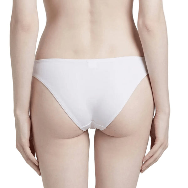 retro Slip Donna bianco Vita Bassa Invisibile in Cotone Pompea Essential