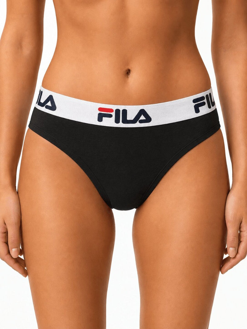 Brasiliana Donna Fila 6067 in cotone elasticizzato con elastico logato